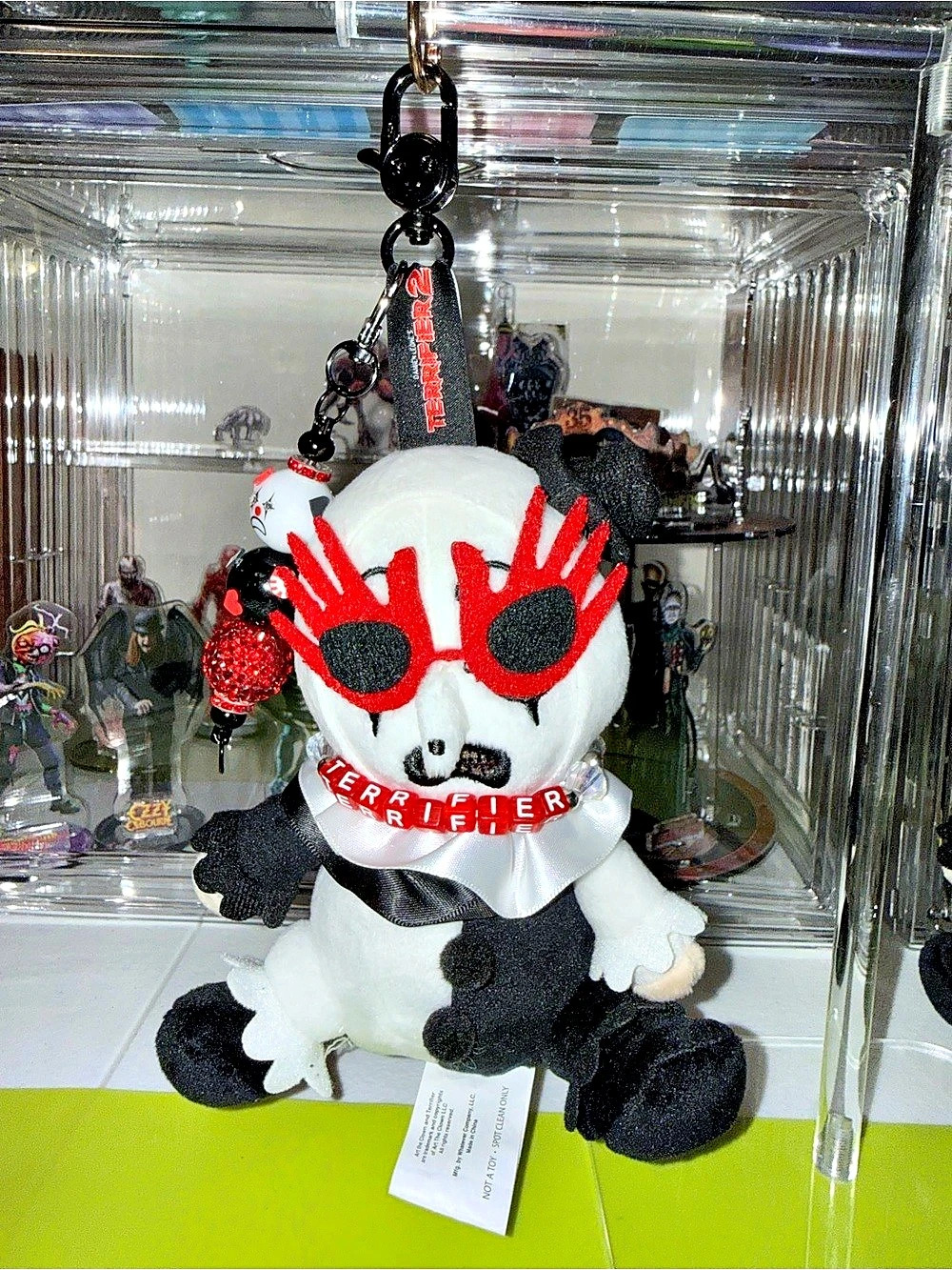 Terrifier 2 Art the Clown Plush Bag Charm & Accessories Bundle Set
